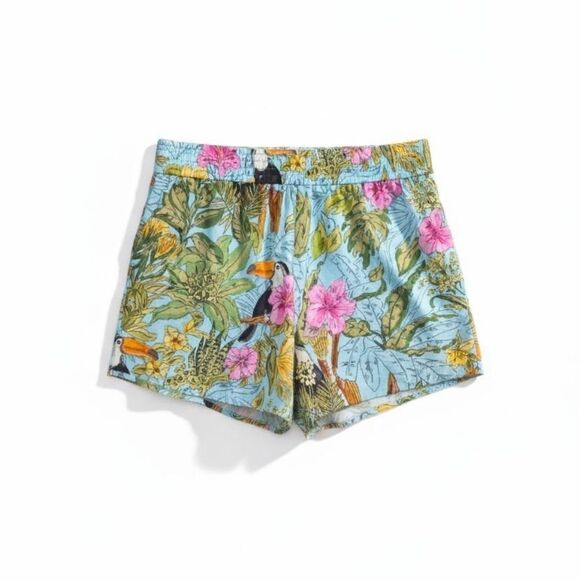 Zara Floral Print Women's Shorts - Picture 3 of 4